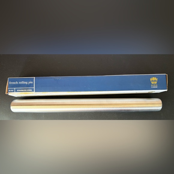 Ultra Cuisine Other - Ultra Cuisine French Rolling Pin-100% Stainless Steel-15.75” Long-Weighs 10 oz